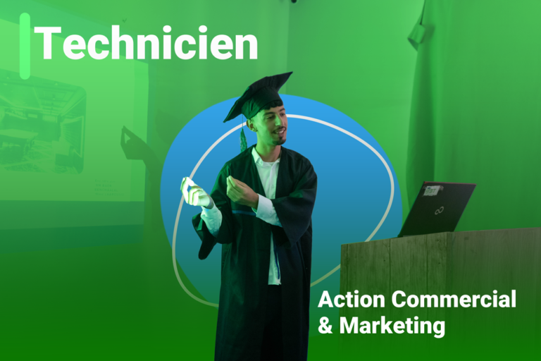 etudiant en action commercial et marketing à omnia
